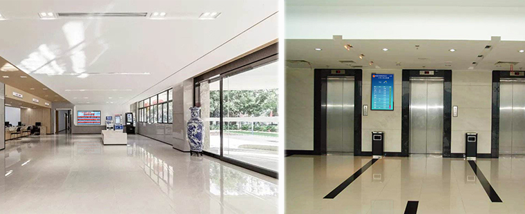 西朗科技集中式人员去向公示屏安装效果