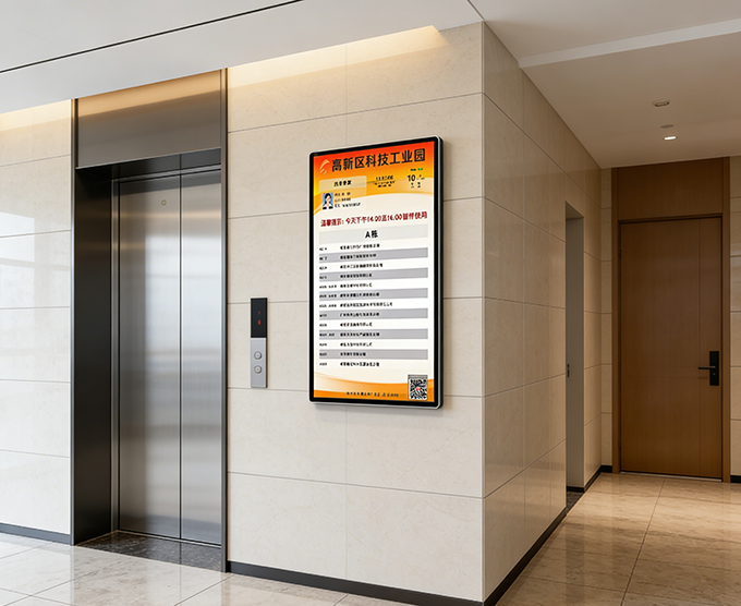 壁挂式楼层索引屏(西朗科技)